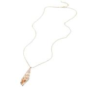 Giwnhvx Fashion Spirale Escargot De Mer Conque Pendentif Collier Voix Ocean Beach