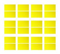 Giwnhvx Feuille de plastique double couleur ABS jaune, 20 x 16 x 0,05 cm Matériaux Feuille de plastique double couleur