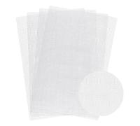 Giwnhvx Feuilles de toile en maille plastique pour broderie, filet à œillets, point d'aiguille en plastique, bricolage, projets de tricot et de crochet, A