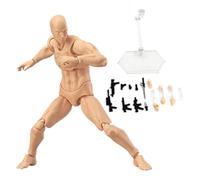Giwnhvx Figurines D'Action, Modèles de Dessin, Figurine D'Artiste, Modèle de Peinture avec Support et Accessoires pour Artistes, Homme B