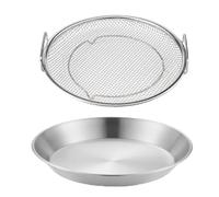 Giwnhvx Filtre à huile de cuisine en acier inoxydable pour friture - Filtre à huile à maille fine - 20 cm