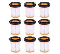 Giwnhvx Filtres de 9 pièces pour aspirateur portable une batterie Ion W1 Wv200 Wv201 Wv205