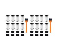 Giwnhvx Filtres pour aspirateurs D600 et Handyforce RBT 2761 RBT 2759 avec 16 filtres + 16 filtres en mousse