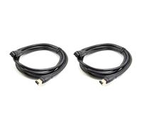 Giwnhvx FireWire IEEE 1394B Lot de 2 câbles de données 9 broches vers 6 broches 800 Mbit/s 1,8 m