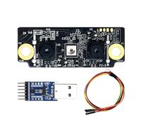 Giwnhvx FM225 Module de reconnaissance faciale 3D DC 5,5 V-9 V Détection en direct Interface de communication UARTandUSB (C)