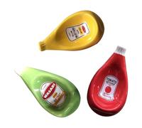 Giwnhvx Formes Dip Sauce Assiette Salade Ketchup Assiette Tendance Décoration de Table Vaisselle B