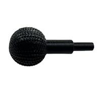 Giwnhvx Fraise rotative à billes de 10 mm pour le travail du bois, outil de sculpture sur bois, aiguiseur rotatif pour gravure sur bois, facile à installer, argenté
