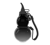 Giwnhvx Gourde d'inspiration rétro chinoise - Bouteille d'eau de 800 ml - Bouteille d'eau de sport de grande capacité - Noir