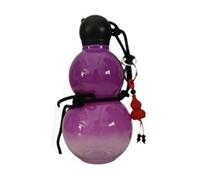 Giwnhvx Gourde d'inspiration rétro chinoise de 800 ml pour les fans de jeux mythiques noirs