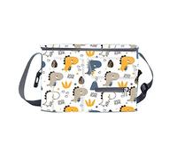 Giwnhvx Grande Capacité Poussette Organisateur Sac Sac une Langer Crochet Landau Soins Infirmiers Stockage Landau Sac-Blanc