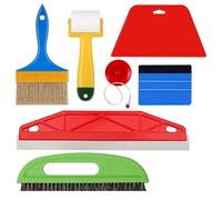Giwnhvx Grattoir Film Outil Outil de lissage Papier Peint Papier Peint Brosse pour Papier Peint Suspendu Peintre Autocollant Peinture Kit Outils