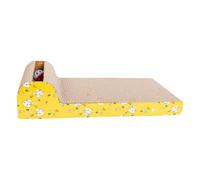 Giwnhvx Griffoir pour chat - Outil de meulage pour carton ondulé - Jouet à gratter - Coussin de canapé - Lit - Tampon de meulage des ongles en forme de P