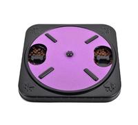 Giwnhvx Griffoir pour Ongles de Chien Planche à Gratter pour Chien Compartiments à Collations Planche à Gratter Ronde Rotative pour Ongles de Chien Amovible Violet