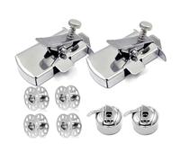 Giwnhvx Guide de couture magnétique, 2 guides de couture magnétiques pour machine à coudre + 2 bobines + 4 étuis à canettes, facile à utiliser