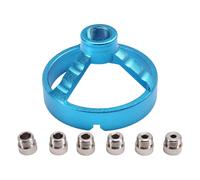 Giwnhvx Guide de perçage à 90 degrés 5/6/7/8/9/10 mm Foret pour Perceuse Poinçonneuse Localisateur de Trous Ouvre-boîte avec Charnière Outils pour Travail du Bois Bleu