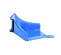Giwnhvx Guide de tuyau de voiture, rouleau de tuyau de pneu pour lavage de voiture, guide de tuyau de pneu empêchant la pression du tuyau de lavage coincé sous les pneus - Bleu