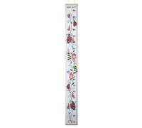 Giwnhvx H Toise de croissance en toile pour enfants - Décoration murale pour chambre d'enfant - Tableau de mesure de la hauteur - Ruban mural avec tableau de hauteur pour enfants - Facile à installer