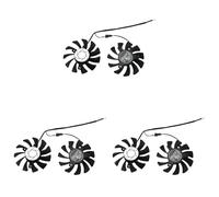 Giwnhvx HA8010H12F-Z 75MM 2Pin GTX1050Ti GPU Cooler Dual Fan pour GTX 1050Ti GTX-1050-Ti-4GT-OC (6PZ)