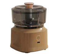 Giwnhvx Hachoir électrique pour purée d'ail, hachoir à viande, mini outil de coupe de légumes, marron