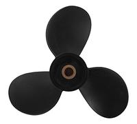 Giwnhvx Hélice hors-bord 6E0-45941-01-El 7 1/2X8- pour 4Hp-6Hp alliage plastique 3 lames Noir 9 cannelures dentées
