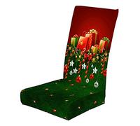 Giwnhvx Housse de chaise de salle à manger avec impression élastique, housse pour chaise de banquet élastique, amovible, anti-glissement, A