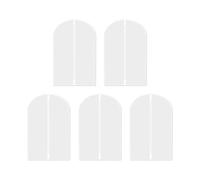 Giwnhvx Housse de poussière pour Vêtements Transparent Épaississement Lavable Sac Anti-poussière PEVA Housse Anti-poussière pour La Maison Manteau Robe Couverture Poche Suspendue