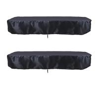Giwnhvx Housse de table de billard imperméable avec cordon de serrage pour table rectangulaire, noir, 2 x 2,4 m