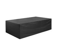 Giwnhvx Housse imperméable et résistante pour meubles de patio - Housses de meubles de jardin pour canapé sectionnel en osier et table en rotin - Taille L