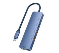 Giwnhvx Hub USB C 10 Gbps Répartiteur USB C PD 140 W Charge USB 3.2 Hub Type C Station d'accueil pour Ordinateur Portable PC Téléphone Tablette