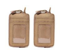 Giwnhvx Imperméable à l'eau en plein air porte-monnaie ensemble de voyage porte-monnaie fente pour cartes multifonctionnelles, jaune