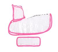 Giwnhvx Imperméable De Chien Domestique Transparent Imperméable PVC Étanche Imperméable pour Chien Chiot L