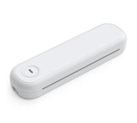 Giwnhvx Imprimante thermique portable A4 sans encre Bluetooth pour apprentissage et scrapbooking Blanc