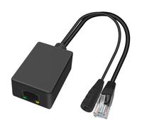 Giwnhvx Injecteur PoE Gigabit Convertisseur PoE 24 V PoE Passif vers 48 V PoE 12-24 V DC Conversion vers 48 V 802.3af PoE pour Caméra de Vidéosurveillance