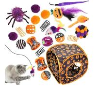 Giwnhvx Interactifs pour, Souris, Accessoires pour, Exercice pour Animaux de Compagnie, Bénéfiques pour Chat Mignon, pour Chiot, 22 Pièces