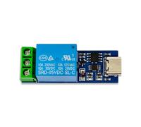 Giwnhvx Interface TPYE-C LCUS-1 Module de relais USB Interrupteur de commande USB intelligent Relais de port série