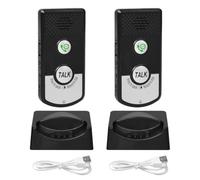 Giwnhvx Interphone sans fil avec moniteur vocal - Rappel - Interphone bidirectionnel intelligent - Convient pour la maison, l'hôpital, l'hôtel