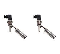 Giwnhvx Interrupteur flottant pour montage latéral, capteur de niveau d'eau, un flotteur liquide 2 PC en acier inoxydable sûr 220 V