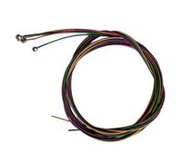 Giwnhvx Jeu de 4 cordes de rechange colorées pour basse électrique