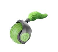 Giwnhvx Jouet Interactif pour Chat de Nouvelle Génération, Jouet D'Intérieur Intelligent et Interactif, Balle à Mouvement Automatique pour Chat avec Queue, Vert