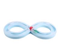 Giwnhvx Jouet pour Chat Domestique Plateau Tournant pour Taquiner Les Tunnel pour Chat Fournitures Plateau Tournant pour Animaux de Compagnie Plateau Tournant Blanc