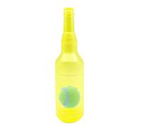 Giwnhvx Jouet pour chien, bouteille d'eau Cruncher, bouteille à mâcher pour chiens, bouteille d'eau en plastique, jouets à mâcher pour chiens avec boule jaune