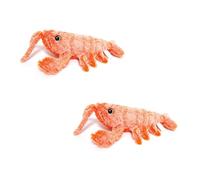 Giwnhvx Jouet pour Chien de Simulation de Homard, Chien de Compagnie, en Peluche, Chargement USB avec Jouet pour Chat en Peluche à l'herbe à Chat, A