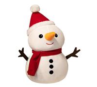 Giwnhvx Jouets en peluche de Noël Poupée de Noël en peluche douce Convient pour les petits cadeaux pour enfants bonhomme de neige