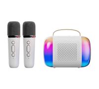 Giwnhvx K Song Haut-parleur Bluetooth Microphone Audio Karaoké Enfants Portable Maison K-Song Stéréo intégré B