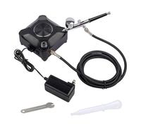 Giwnhvx Kit aérographe avec sortie réglable 40 PSI Kit compresseur d'air à double action pour peinture, maquillage, décoration, installation facile