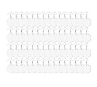 Giwnhvx Kit de 210 pièces pour boucles d'oreilles vierges et accessoires - Comprend des flans double face, des crochets et des anneaux