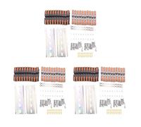 Giwnhvx Kit de 60 borniers de rail DIN, avec connecteurs compacts universels, barre de connexion, bande de marquage, vis, 28-12 AWG