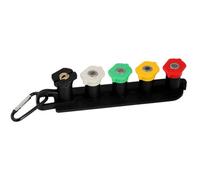 Giwnhvx Kit de buse de nettoyage haute pression de 1,3 mm avec support de buse et 5 buses à connexion rapide pour le nettoyage des pièces de rechange de voiture
