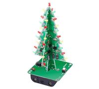 Giwnhvx Kit de Circuit de Lumières Clignotantes à LED pour Arbre de Noël DIY - Un Plaisir Électronique Festif A