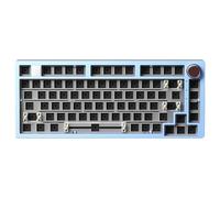 Giwnhvx Kit de clavier mécanique filaire avec bouton RVB Lumière Gasket Custom Aluminium Hot-Swap RGB Lumineux Gasket Monté Ordinateur Portable Bureau Gamer Clavier filaire D